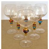 Artland Splendor Hand Painted Cordials and Liqueur Glasses
