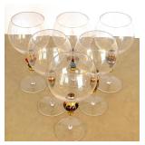 Artland Splendor Hand Painted Cordials and Liqueur Glasses