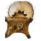 Vintage Petite Brass Elephant Figurine Table Lamp