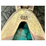 Beautiful Sterling Silver and Turquoise Pendant