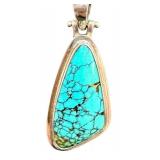 Beautiful Sterling Silver and Turquoise Pendant