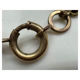 Antique Gold Filled Locket Necklace