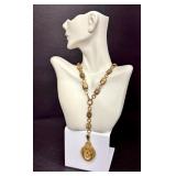 Antique Gold Filled Locket Necklace