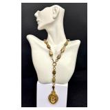 Antique Gold Filled Locket Necklace