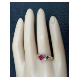 Vintage 14k Gold Irish Ring