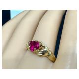 Vintage 14k Gold Irish Ring