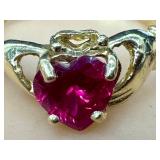 Vintage 14k Gold Irish Ring