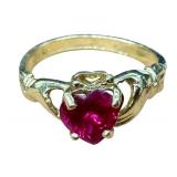 Vintage 14k Gold Irish Ring