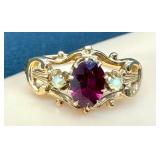 Vintage 14K and Ruby Ring