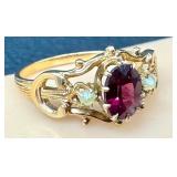 Vintage 14K and Ruby Ring
