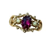 Vintage 14K and Ruby Ring