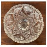 Three Vintage Crystal Decorative Items
