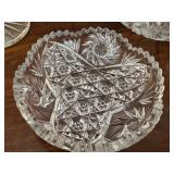 Three Vintage Crystal Decorative Items