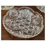 Three Vintage Crystal Decorative Items