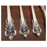 Set of Vintage Wallace Grand Baroque Sterling Silver Flatware