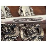Set of Vintage Wallace Grand Baroque Sterling Silver Flatware