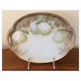 Antique Hand Painted RS Prussia Serving Plate