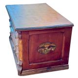 Antique Wooden Spool Cabinet, Merrick