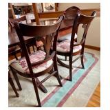Vintage Dining Room Table and Chairs Set