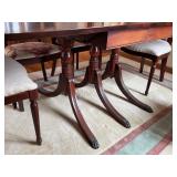 Vintage Dining Room Table and Chairs Set