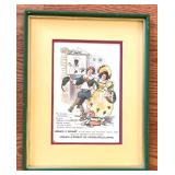 Framed Vintage Cream of Wheat Co Advertising Print