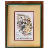 Framed Vintage Cream of Wheat Co Advertising Print