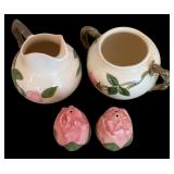 Vintage Franciscan Desert Rose including, Tea Kettle, Sugar, Cream, Petite Cups and More