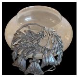 Beautiful Pewter, Plated Silver and More including a Candle Lamp, Heart Dish, Compote and More