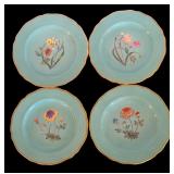 Four Antique Spode Copelands Plates