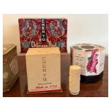 Variety of Vintage Vanity Products including Chen Yu