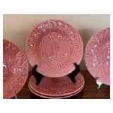 Set of Six Bordallo Pinheiro Plates