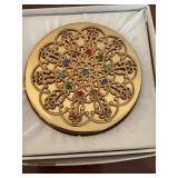 Two Vintage Compacts including a Vintage Enamel Compact