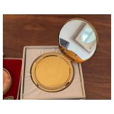 Two Vintage Compacts including a Vintage Enamel Compact