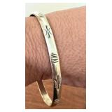 Vintage Sterling Silver Bangle
