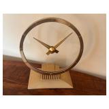 Vintage Jefferson Golden Home Electric Clock