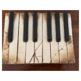 Artisan Crafted Pottery Piano Keys