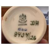 Vintage Bing and Grøndahl 8404 Vase and Royal Copenhagen 3354 Plate