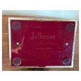 Vintage Jefferson Golden Home Electric Clock