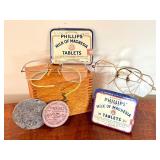Vintage Wooden Box, Vintage Eye Glasses and More