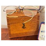 Vintage Wooden Box, Vintage Eye Glasses and More