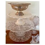 Assorted Vintage Glassware including a vintage Martinsville Glass 1930