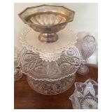 Assorted Vintage Glassware including a vintage Martinsville Glass 1930