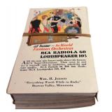Variety of Vintage RCA WM. H. Jensen Adverting Memorabilia / Vintage RCA Victor Memorabilia