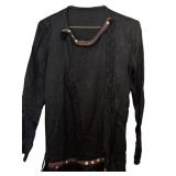 Vintage Flapper Style Dress with Hand Embroidered Accents