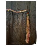 Vintage Flapper Style Dress with Hand Embroidered Accents