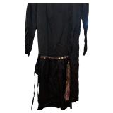 Vintage Flapper Style Dress with Hand Embroidered Accents