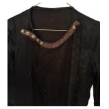 Vintage Flapper Style Dress with Hand Embroidered Accents