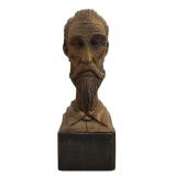 Vintage Ouro Artesania Wooden Carved Don Quixote Bust