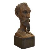 Vintage Ouro Artesania Wooden Carved Don Quixote Bust