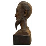 Vintage Ouro Artesania Wooden Carved Don Quixote Bust